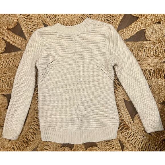 Paper Denim & Cloth Womens Oversized Minimalist Chunky Knit Wool Sweater XS - Picture 4 of 6